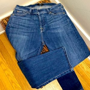 7 For All Mankind Button Fly Josephine Jeans Size 29